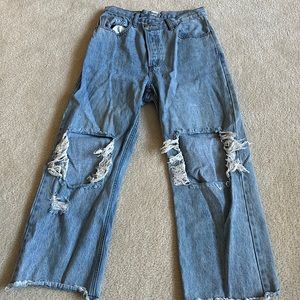 Asymmetric jeans